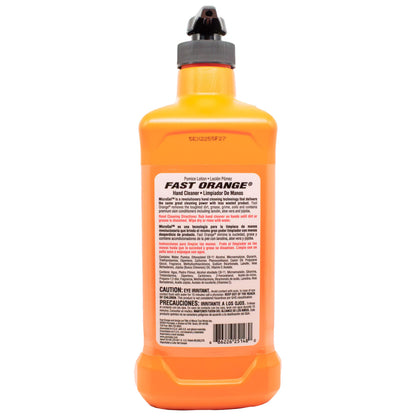 Fast Orange 25148 Pumice Lotion, Heavy Duty Hand Cleaner, Natural Citrus Scent, Waterless Cleaner For Mechanics, Strong Grease Fighter, 48 Oz. Fast Orange