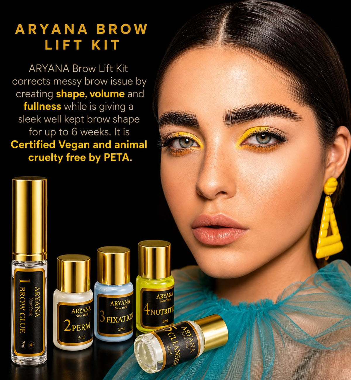 ARYANA NEW YORK Brow Lift Kit For Eyebrow Lamination ARYANA NEW YORK