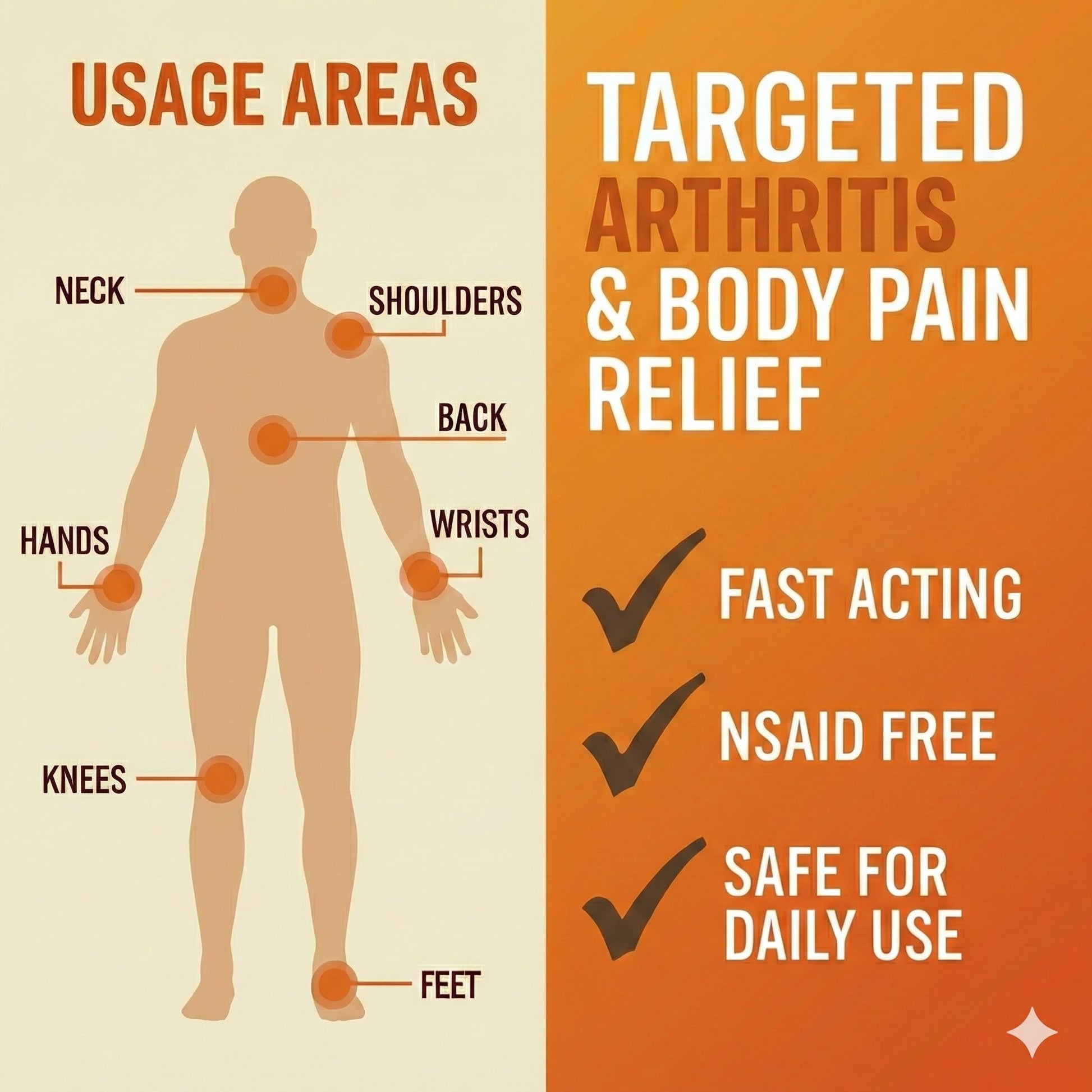 Sore No More Warm Arthritis Pain Relief Cream – Targeted Reliever for Back, Neck, Hands & Feet – Soothing & Fast-Acting Formula for Aches and Pains – Non-Greasy with Orange Aroma – 8 oz Sore No More buy australia supplements