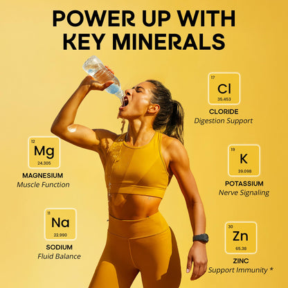 LyteShow - Electrolyte Drops for Rapid Rehydration + Digestion + Brain + Energy + Immunity LyteLine