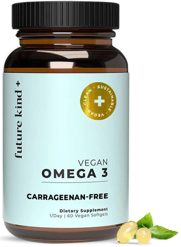 Future Kind Omega-3 Supplement for Clarity, Memory, and Mobility Comfort, 2 Months Supply of Citrus-Scented Softgels with EPA and DHA, Vegan Omega-3 Supplement from Algae, Carrageenan Free, 60 Count Future Kind buy australia supplements