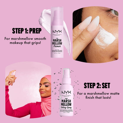 NYX PROFESSIONAL MAKEUP Marshmellow Smoothing Primer, Vegan Face Primer, 10-In-1 Skin Benefits NYX PROFESSIONAL MAKEUP