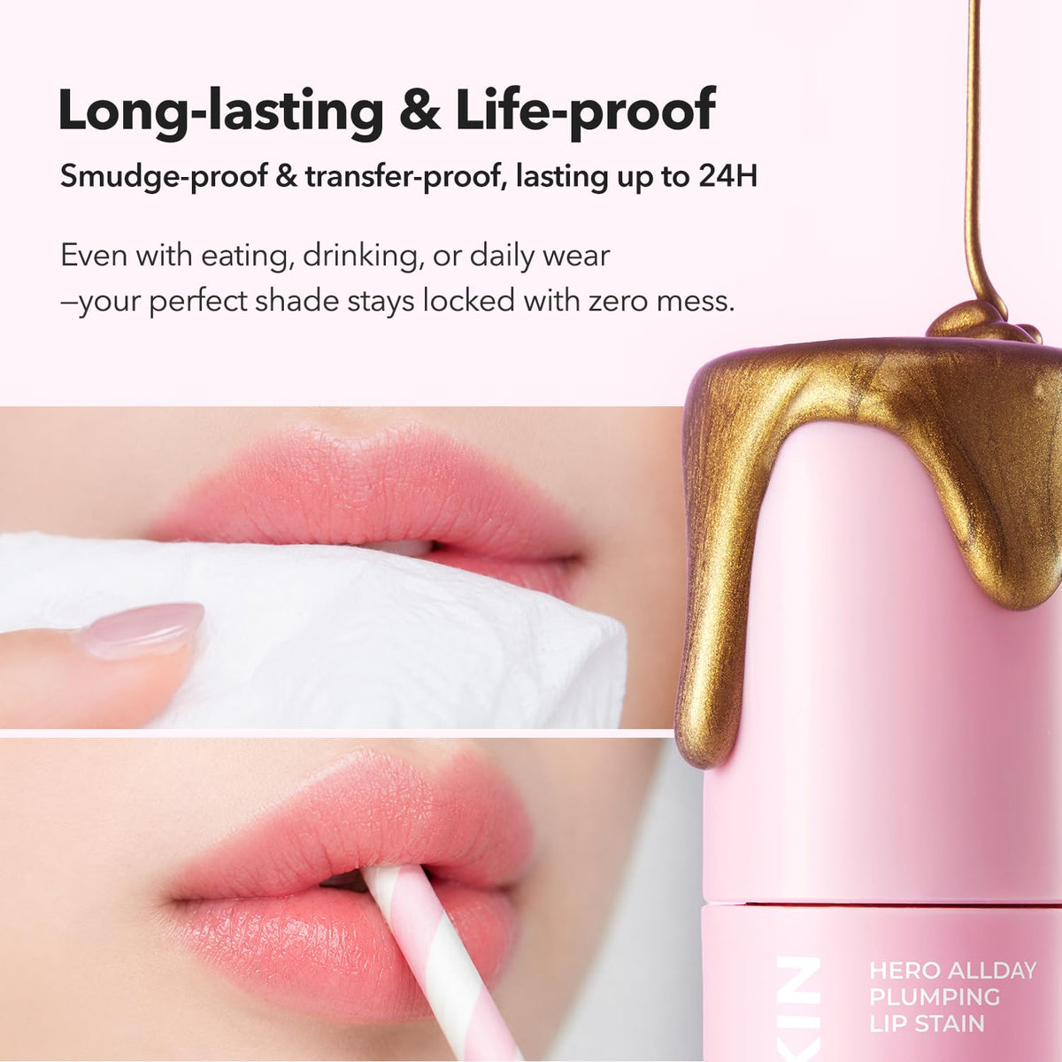 APRILSKIN Hero All Day Plumping Lip Stain Rose pink APRILSKIN