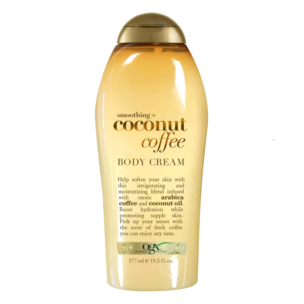 OGX Smoothing + Coconut Coffee Body Cream 19.5 oz OGX