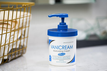 Vanicream Moisturizing Cream with Pump Dispenser, 16 Oz, Formulated without Common Irritants for Sensitive Skin, Body & Face Moisturizer, Restores Moisture & Soothes Irritated, Itchy Areas Gsupps Australia