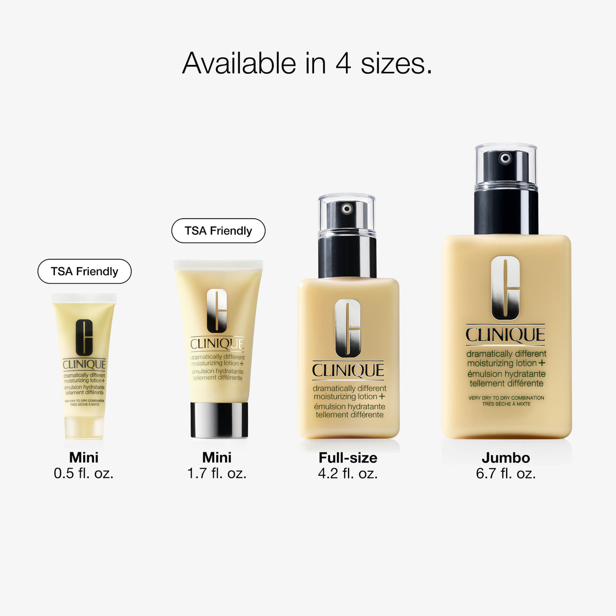 Clinique Dramatically Different Moisturizing Lotion+ | Hydrating Face Mositurizer With Glycerin and Urea | Strengthens Skin Barrier | Step 3 in 3-Step Skin Care Routine, 6.7 Fl Oz Clinique