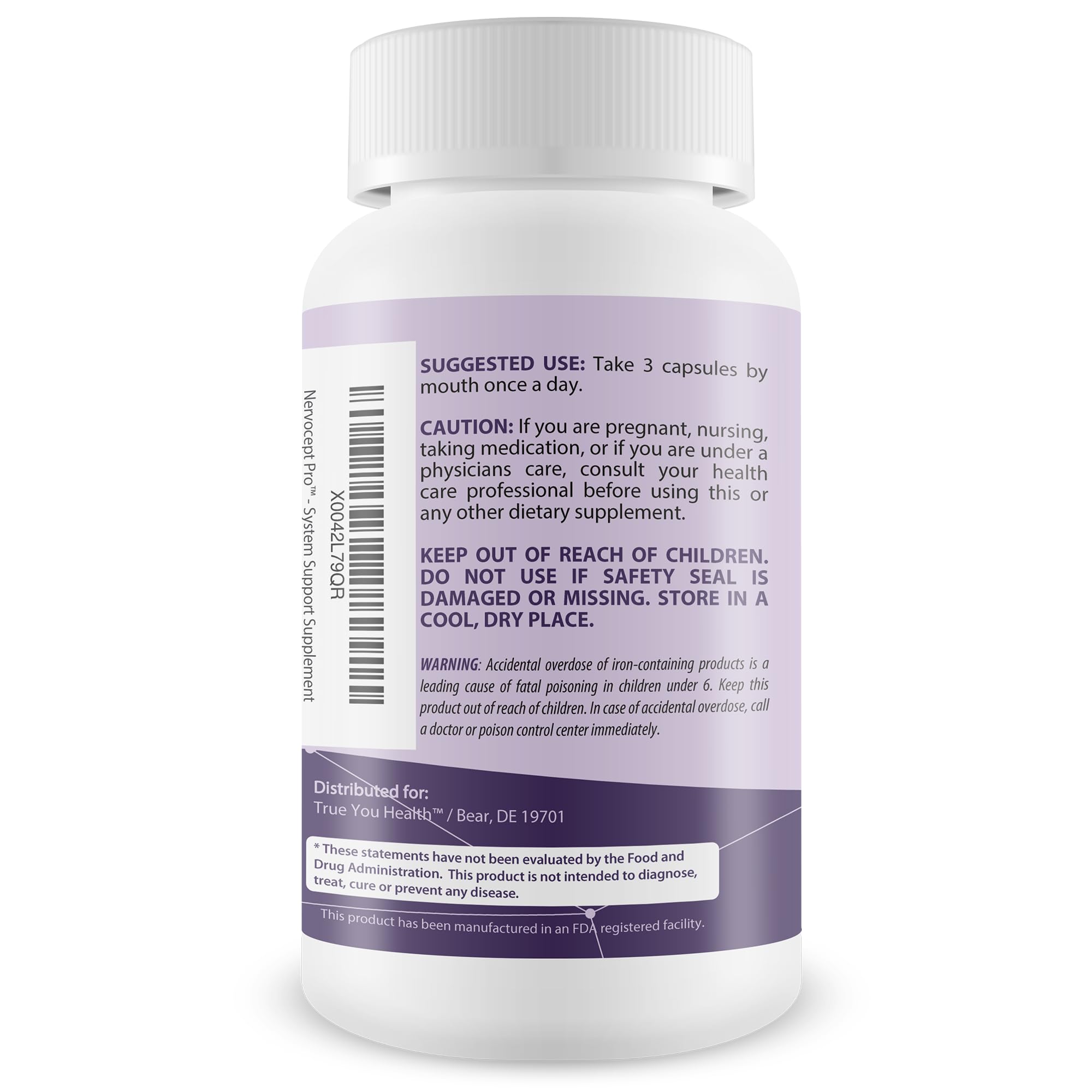 Nervocept Pro - Our Best Nerve Support Capsules - Lions Mane, Magnesium, Vitamin B For Nerve Repair - Vitamin D for Nerves - Lions Mane Memory & Nerve Support - Vitamin B12 Nerve Support True You Health buy australia supplements