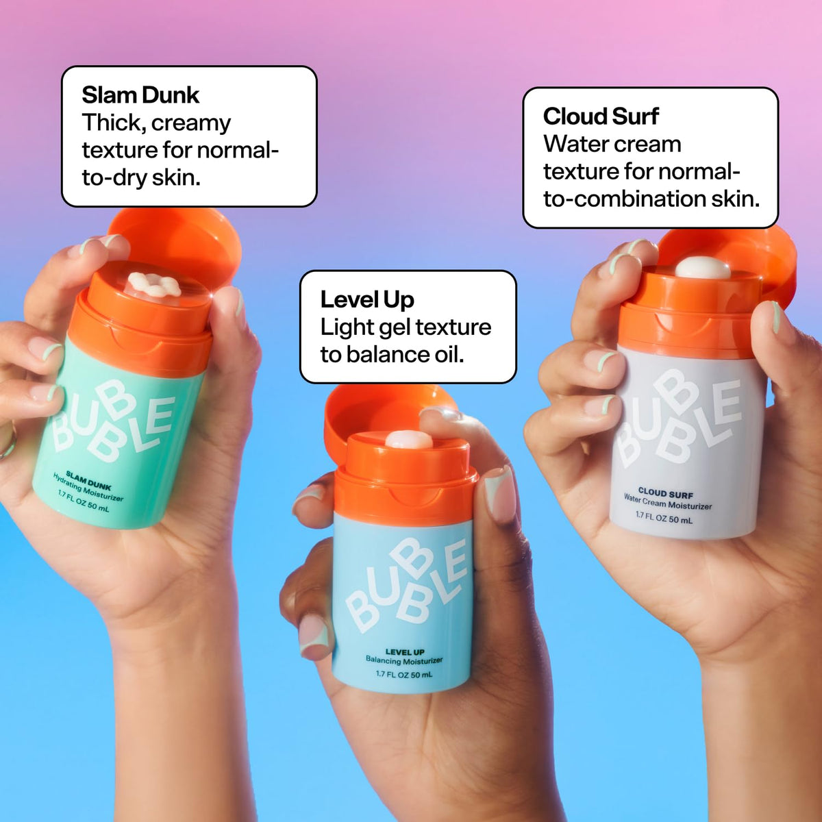 Bubble Skincare Cloud Surf Water Cream, Oily Skin Moisturizer, 50 ml Bubble Skincare