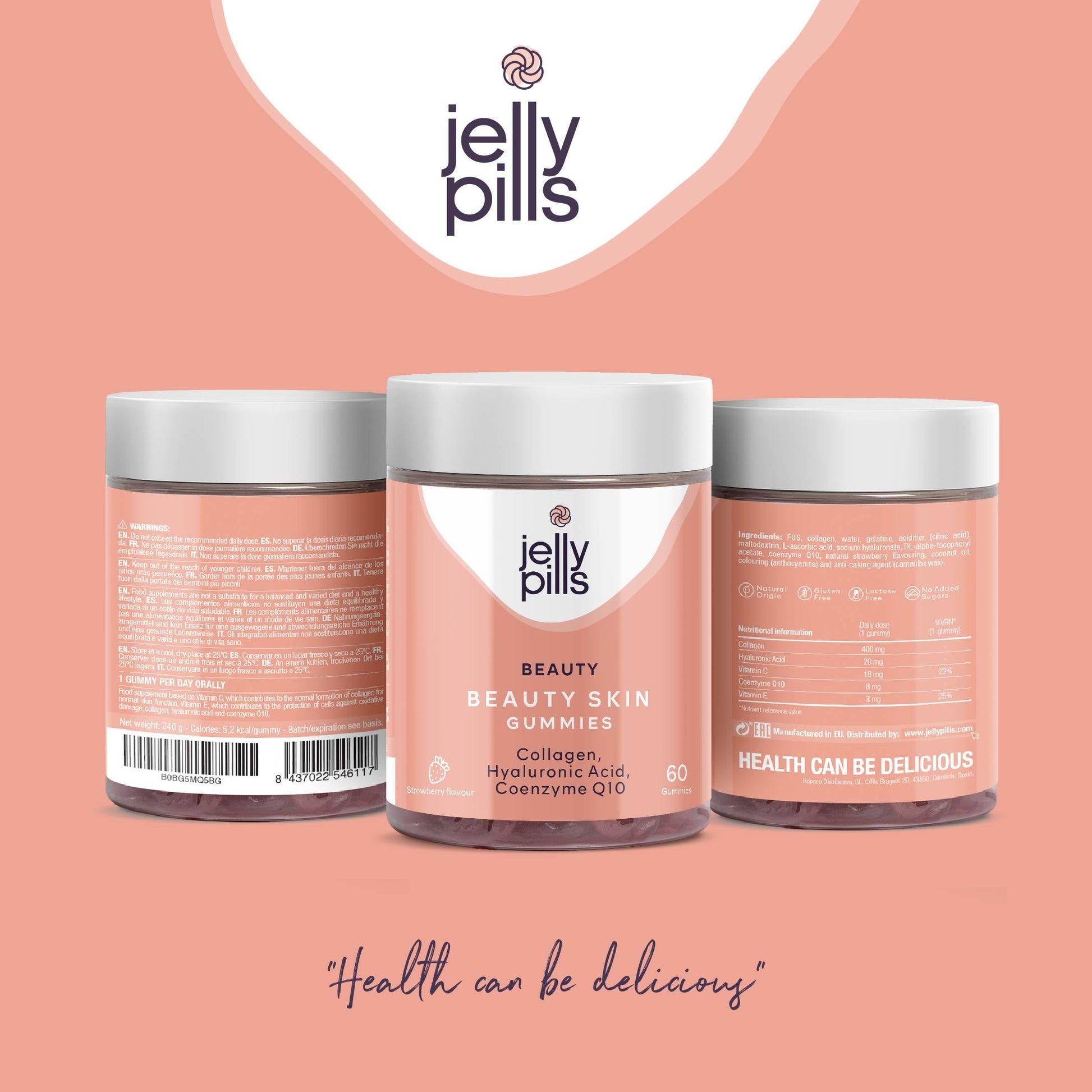 Jelly Pills® Hydrolyzed Collagen Gummies with Hyaluronic Acid and Coenzyme Q10 Jelly Pills buy australia supplements