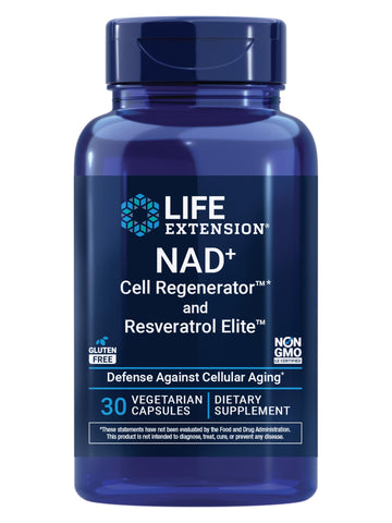 Life Extension NAD+ Cell Regenerator™ and Resveratrol Elite™*, nicotinamide riboside, Trans-resveratrol, quercetin, Fisetin, Heart Health, Healthy Aging, Vegetarian, Non-GMO, Gluten Free, 30 Capsules Life Extension buy australia supplements