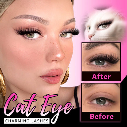 Veleasha Cat Eye Lashes Natural Look Fox False Eyelashes (Charming) Veleasha