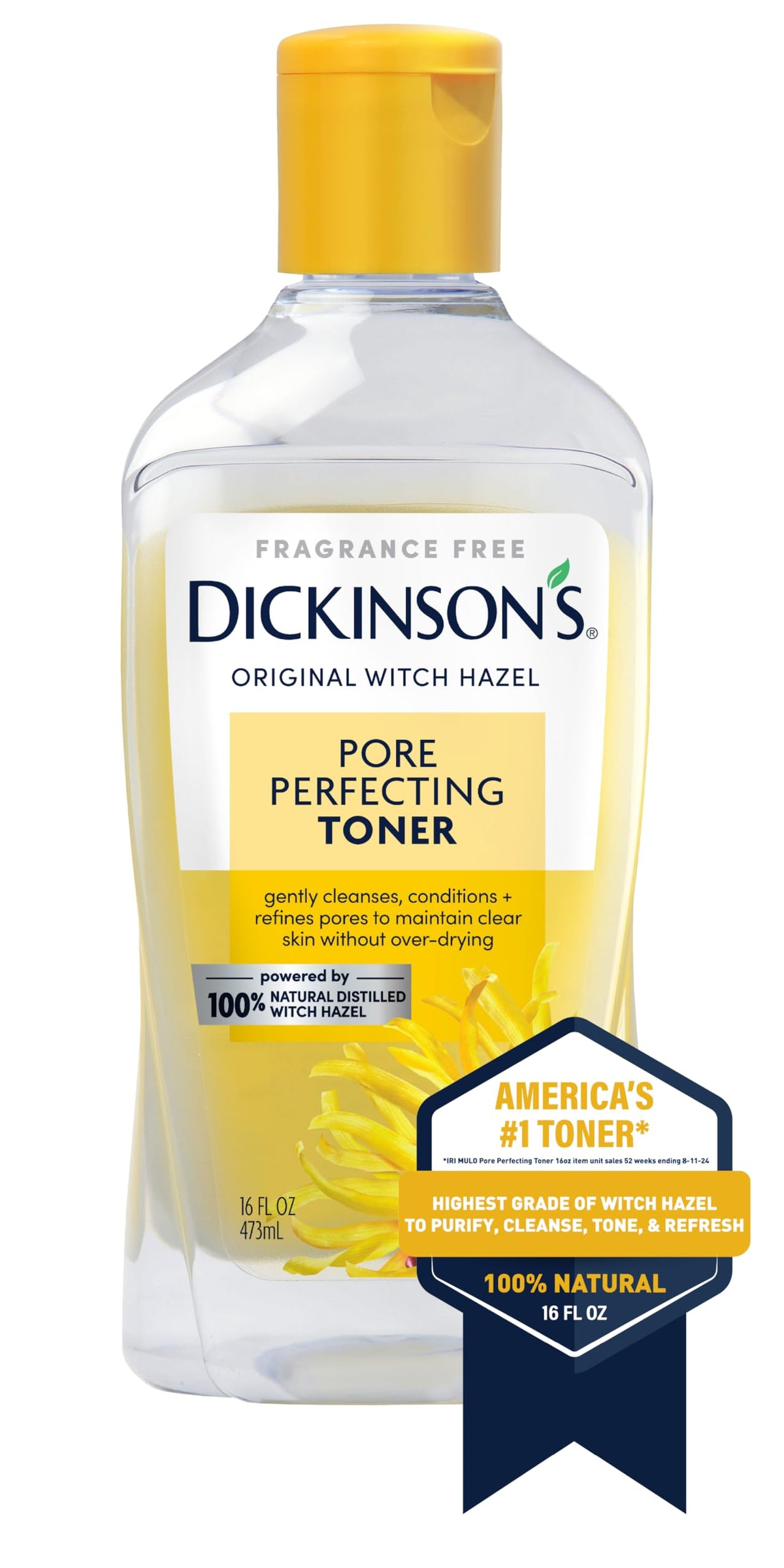 Dickinson's Witch Hazel Pore Perfecting Toner | 16 Fl Oz Dickinson's