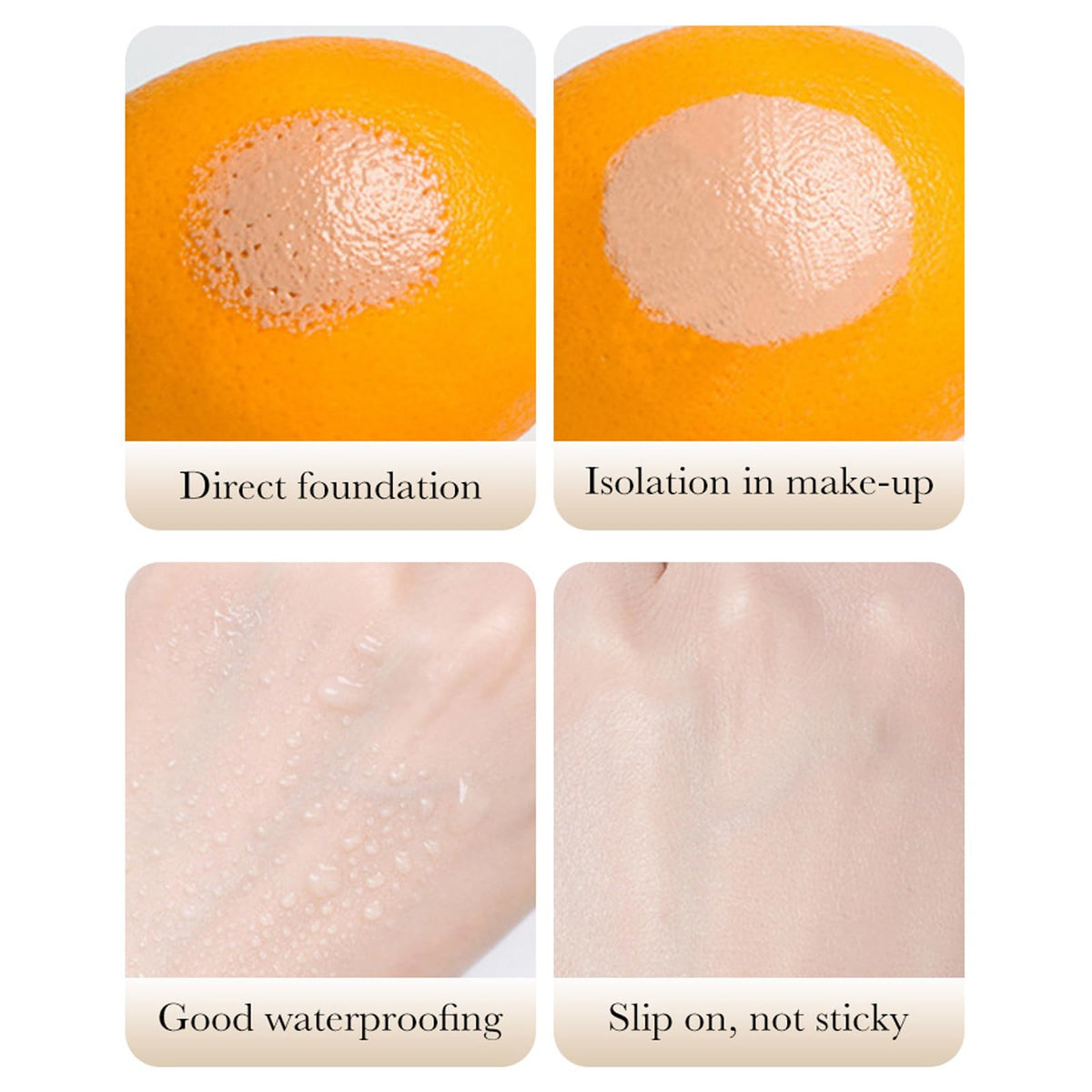 3 In 1 Primer for Face Before Makeup, SPF 50,Face Sunscreen Isolation Cream Deepmind