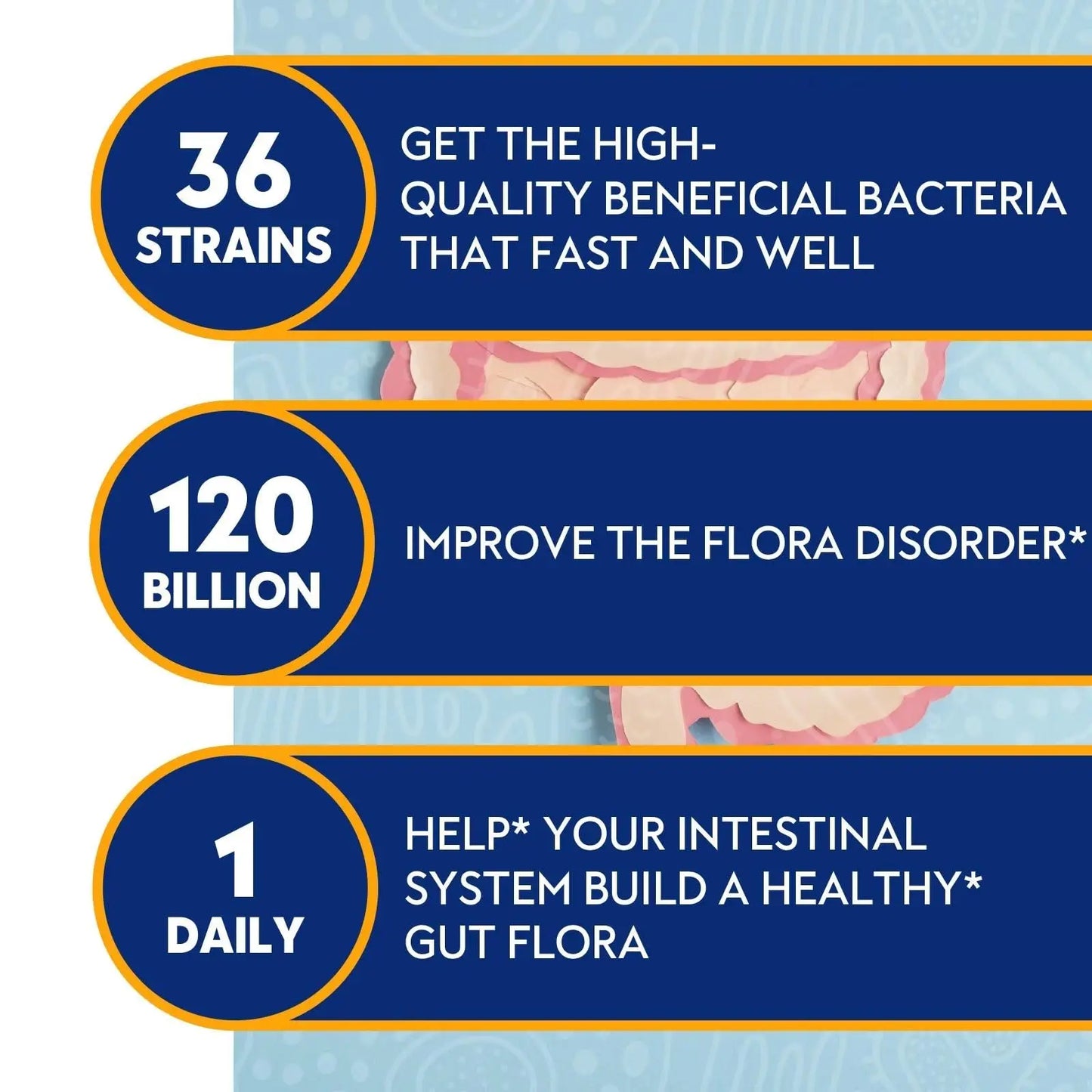 Probiotics for Women & Men 120 Billion CFU with 36 Probiotic Strains for Digestive Health and Gut Health, Delayed Release Capsules, Stomach Acid Resistant, Proriginal