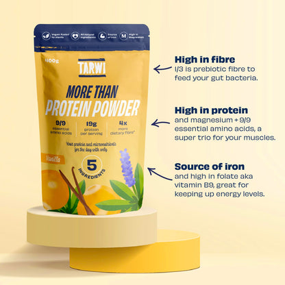 Tarwi Lupin 100% Natural No Bloating Vegan Protein Powder + High Fibre Gut Friendly Plant Based Protein TarwiBuy Supplements Australia