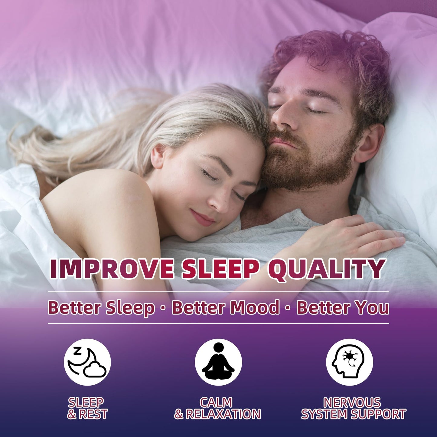 120 CT Magnesium Glycinate Gummies 1000 mg for Women and Men, Magnesium Malate & Taurate Supplements for Sleep, Body Support and Relaxation, Sugar Free OUTELANDE