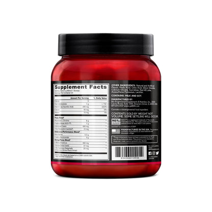 BSN N.O.-XPLODE Vaso Pre Workout Powder with 8g of L-Citrulline and 3.2g Beta-Alanine and Energy, Flavor: Cherry Bomb, 24 Servings BSN