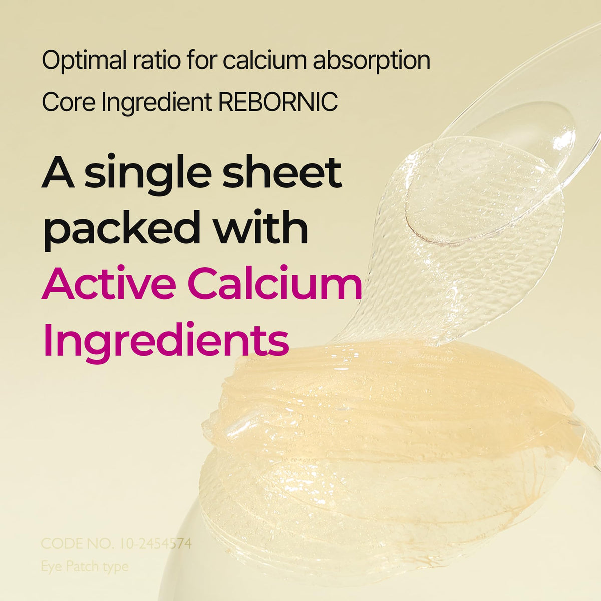 Dr.Melaxin Calcium Volume Under Eye Patches for Puffy Eyes & Dark Circles, Hydrogel Eye Mask for Wrinkles, Fine Lines & Sagging Skin, Firming Collagen Eye Patch, Korean Skin Care (60 Count) Dr.Melaxin