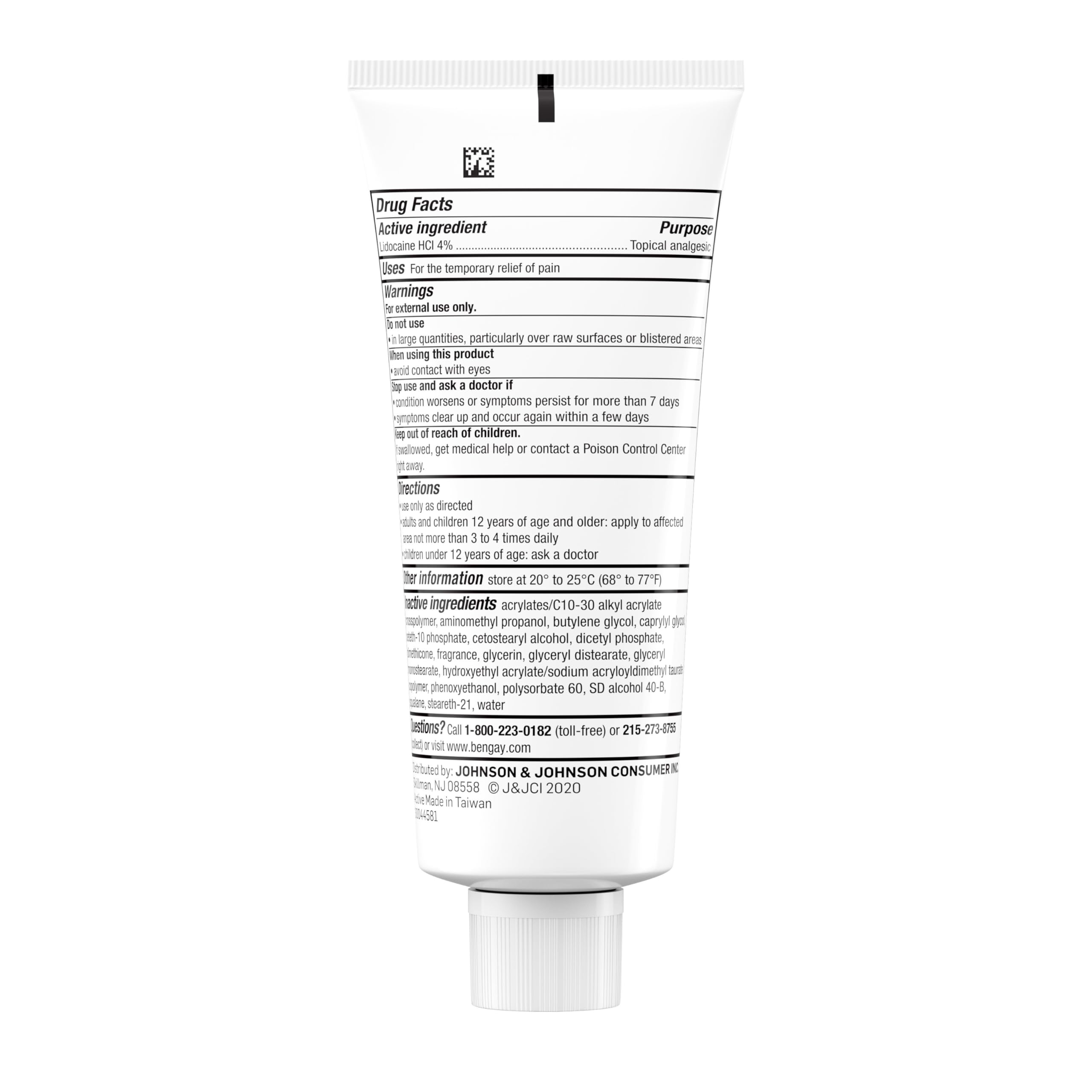 Bengay Lidocaine Pain Relief Cream, Maximum Strength OTC, Non-Greasy Topical Analgesic with 4% Lidocaine to Desensitize Nerves, Numbing Cream with a Soothing Jasmine Scent, 3 oz Bengay buy australia supplements