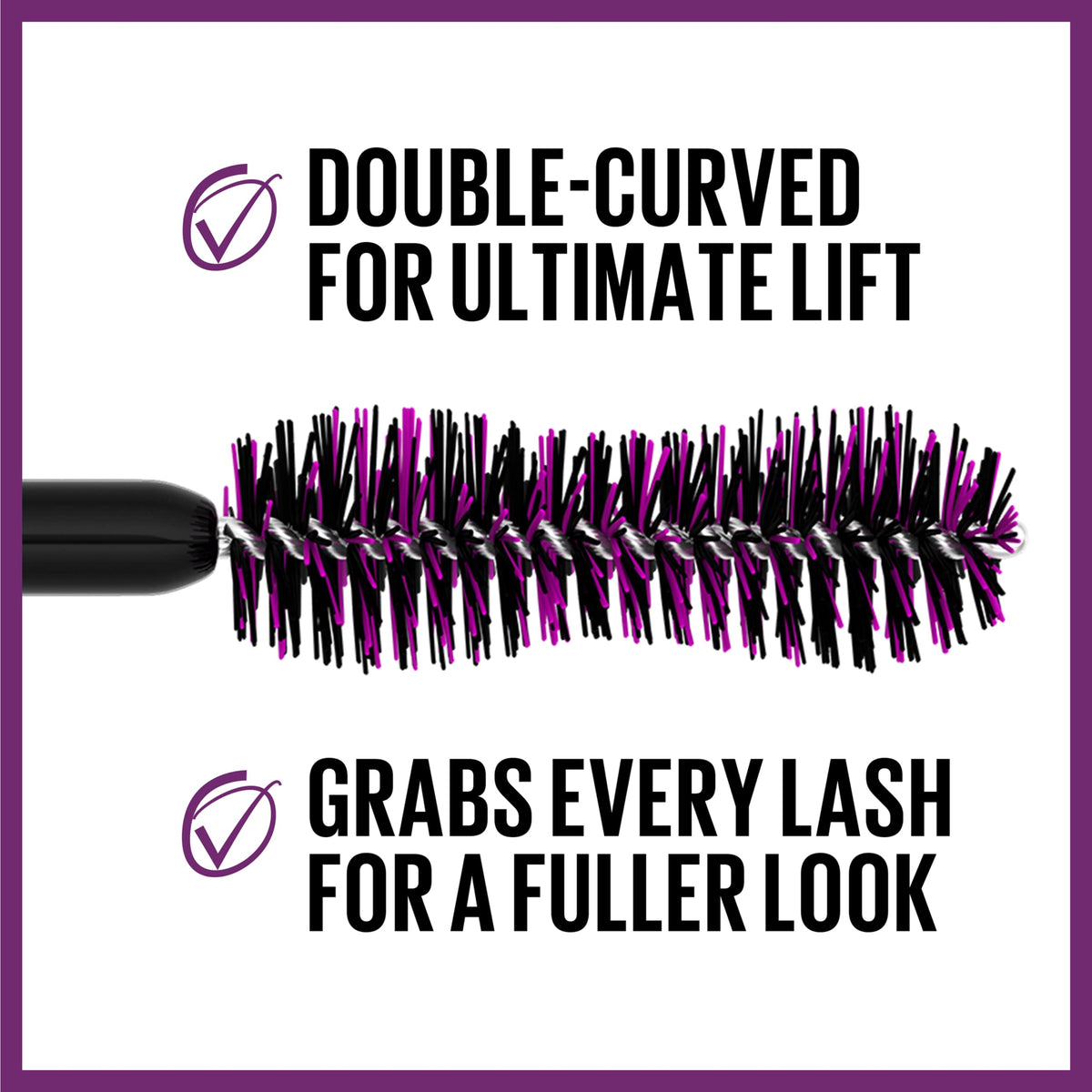 Maybelline The Falsies Lash Lift Waterproof Mascara Volumizing, Lengthening, Lifting, Curling, Multiplying, Eye Makeup, Very Black, 1 Count MAYBELLINE