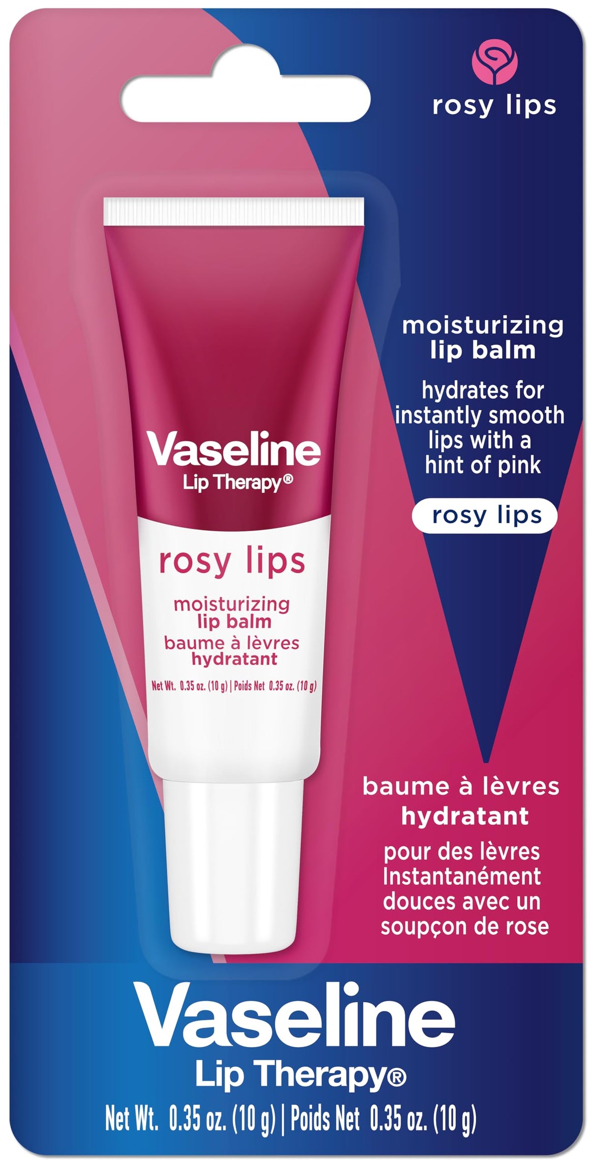 Vaseline Lip Therapy Rosy Lips Moisturizing Lip Balm - Twin Pack (2-Pack) Vaseline