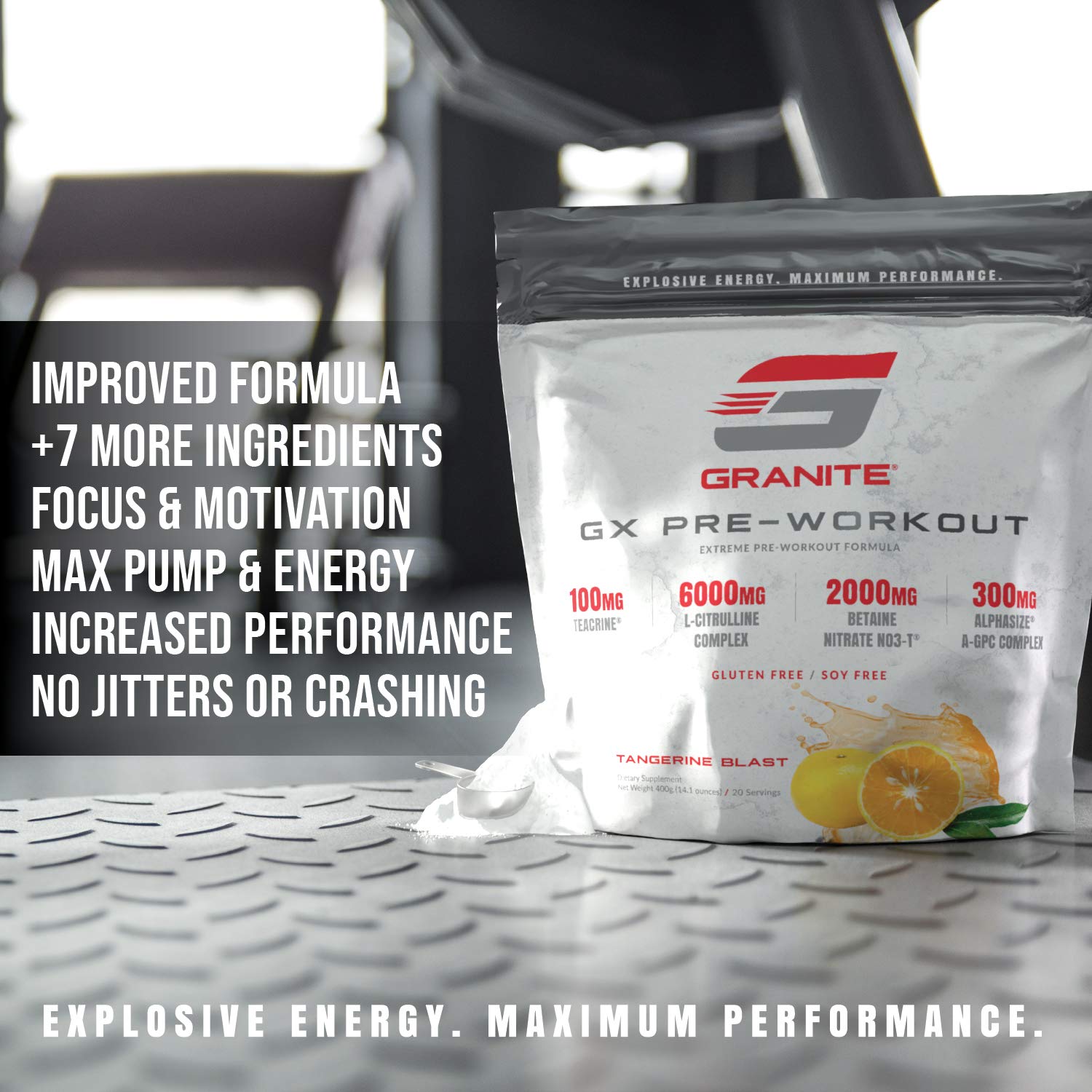 Granite GX Pre-Workout Supplement (Watermelon) Advanced Formula for Pump, Focus Granite Supplements buy australia supplements