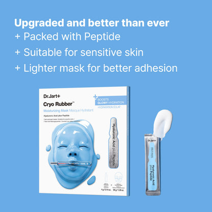 Dr.Jart+ Cryo Rubber Moisturizing and Cooling Korean Face Mask with Hyaluronic Acid and Peptides| Korean Skin Care Dr.Jart+