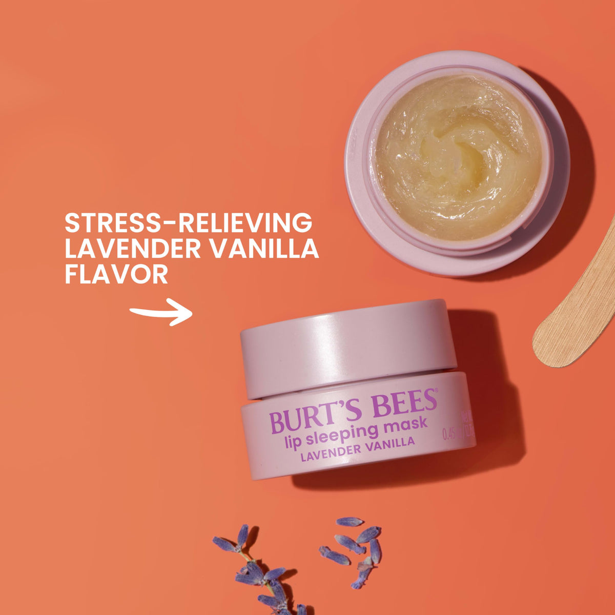 Burt’s Bees Lavender Vanilla Lip Sleeping Mask, 0.45 oz. Burt's Bees