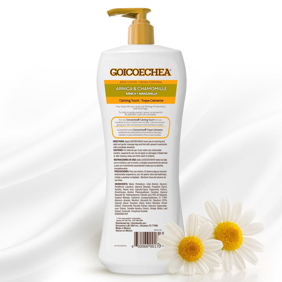 Goicoechea Arnica & Chamomile, Varicose Veins Cream, 13.5 Oz, 1-Pack Goicoechea