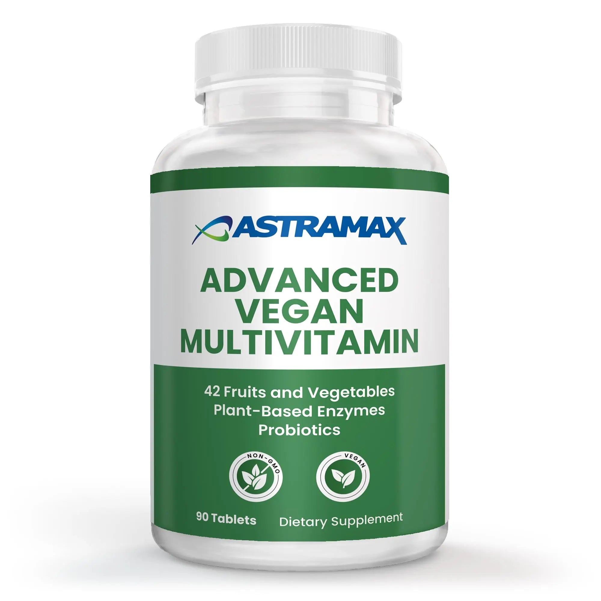 Astramax Advanced Vegan Multivitamin | Whole Food-Based Vitamin & Mineral Complex with 26 Nutrients, B12, D3, Probiotics & 42 Superfoods | Astramax buy australia supplements
