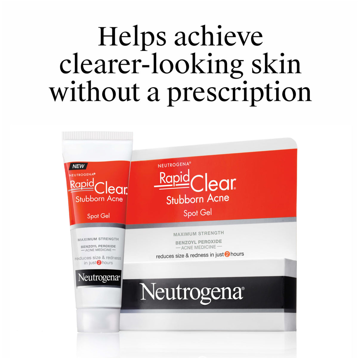 Neutrogena Rapid Clear Stubborn Acne Spot Treatment Gel, 1 oz Neutrogena