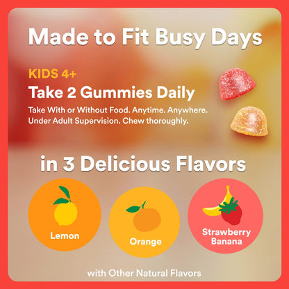 SmartyPants Kids Multivitamin Gummies with Omega 3 DHA/EPA, Vitamins D3, C, B12, B6, A, K, and Zinc, Gluten Free SmartyPants