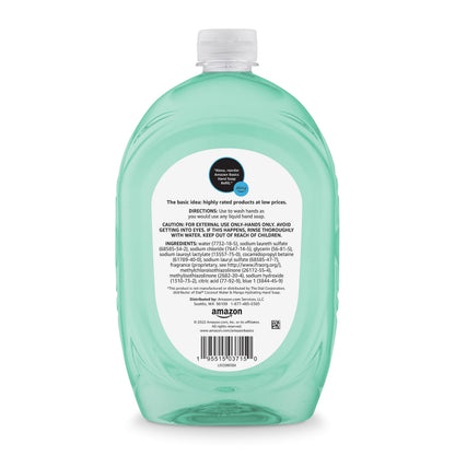 Amazon Basics Liquid Hand Soap Refill, Mango and Coconut Water Scent, Triclosan-Free, Dermatologist Tested, pH Balanced, Paraben-Free, 50 Fl Oz (Pack of 1) (Previously Solimo) Amazon Basics