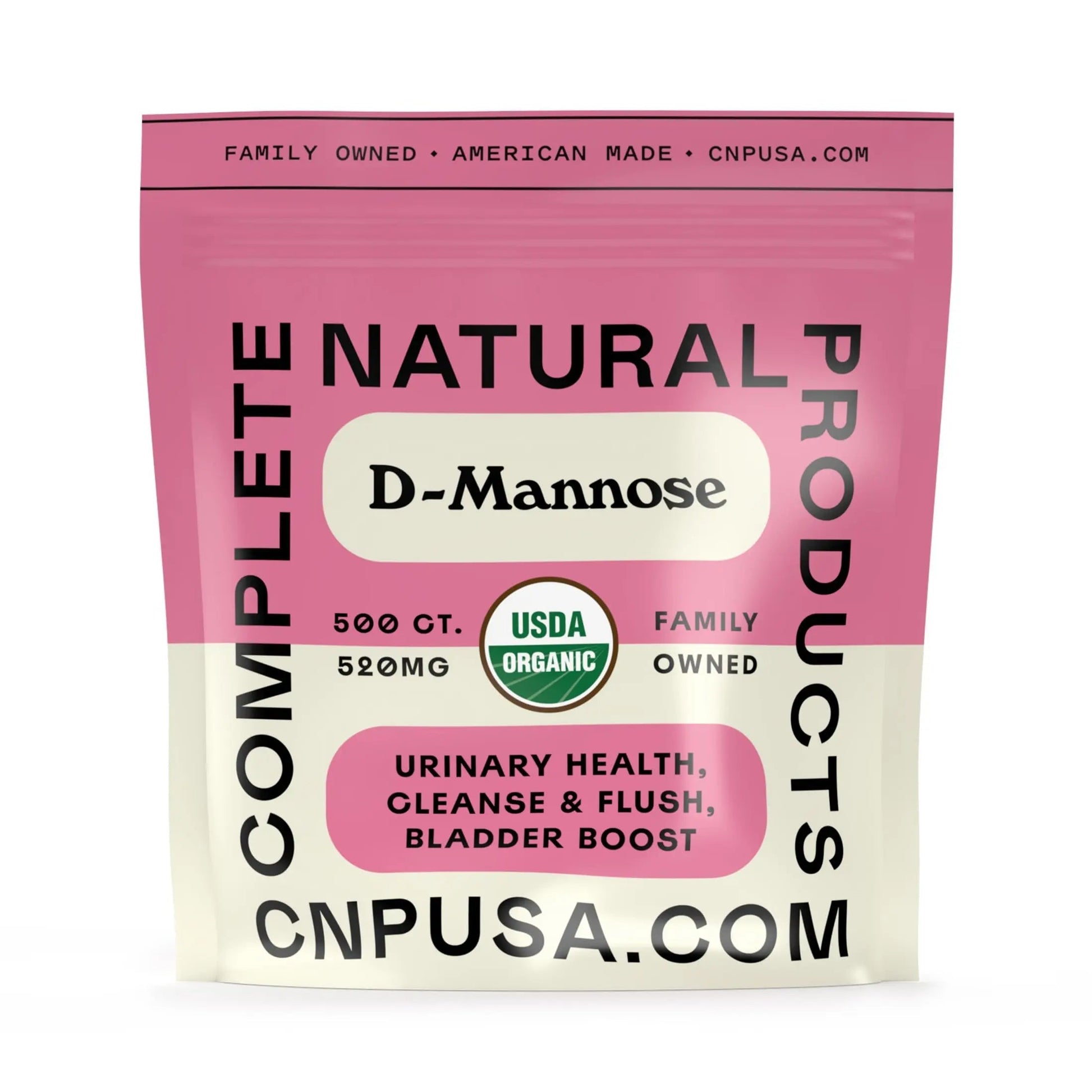D Mannose 520mg Capsules - Organic D Mannose Supplement for UT Support, Urinary Tract Bladder Health Pills, Plant Based Formula, Vegan Non GMO, No Fillers, 500 Capsule Count Made USA Certified Kosher Complete Natural Products buy australia supplements