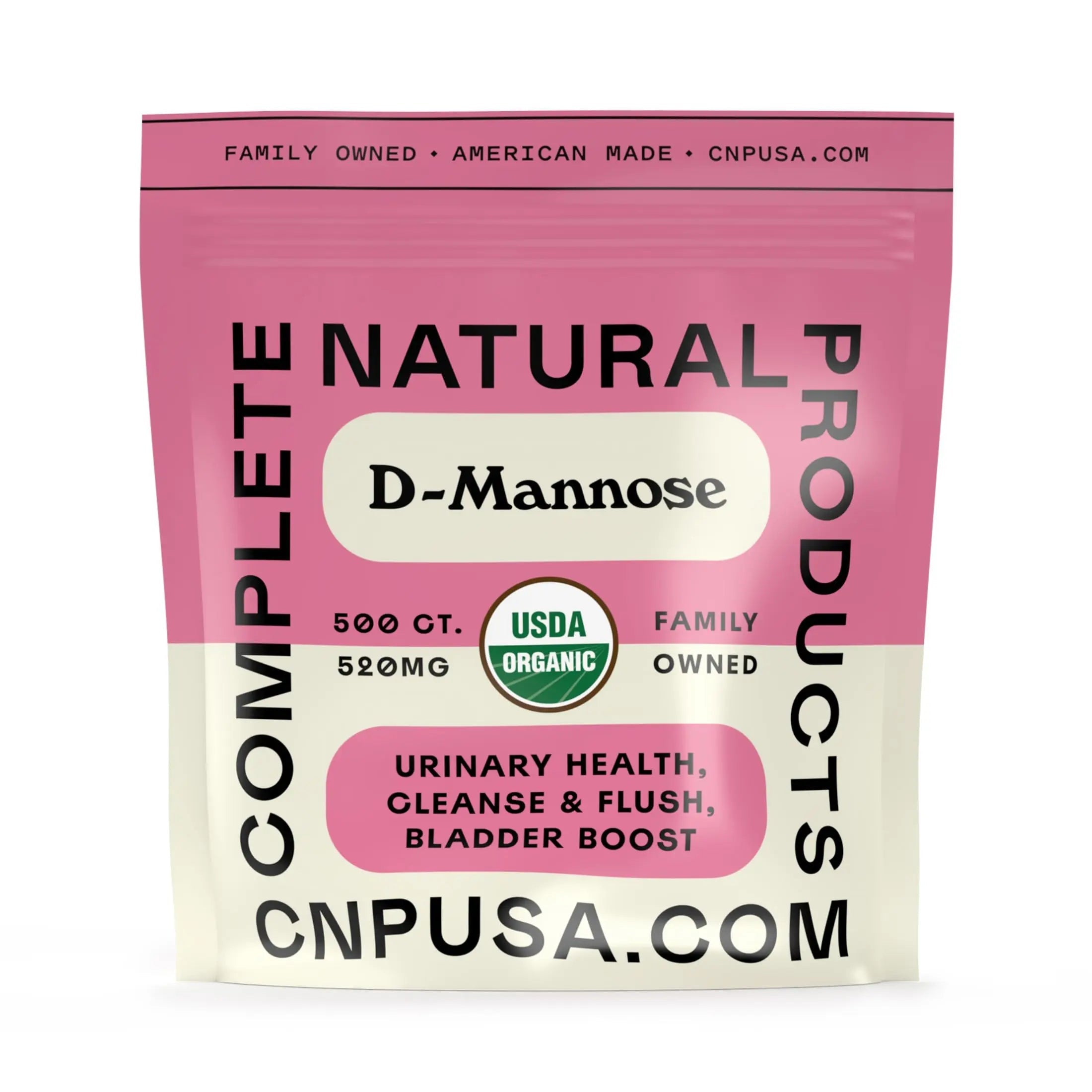 D Mannose 520mg Capsules - Organic D Mannose Supplement for UT Support, Urinary Tract Bladder Health Pills, Plant Based Formula, Vegan Non GMO, No Fillers, 500 Capsule Count Made USA Certified Kosher Complete Natural Products buy australia supplements
