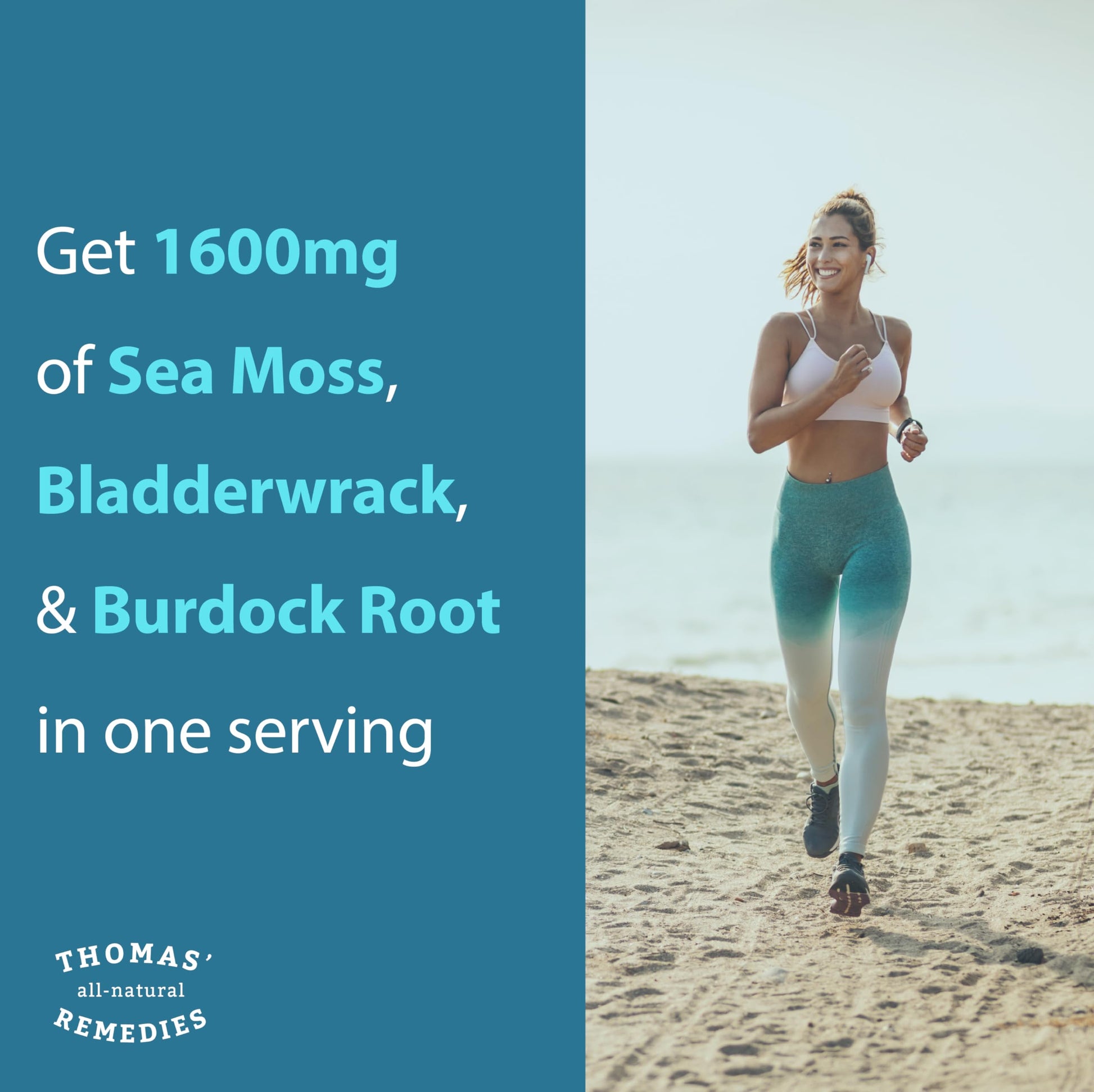 Thomas' all-natural Remedies Irish Sea Moss Capsules, Sea Moss with Bladderwrack & Burdock Root Organic for Gut Health, Digestion, Energy & Immune Support, 120 Seamoss Pills Thomas' all-natural Remedies buy australia supplements