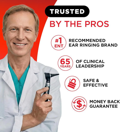 Lipo-Flavonoid Ear Ringing - Doctor-Recommended for Ringing Ears - Clinically Proven Lemon Bioflavonoid Complex with Vitamins C, B1, B2, B6, B12 Lipo-Flavonoid