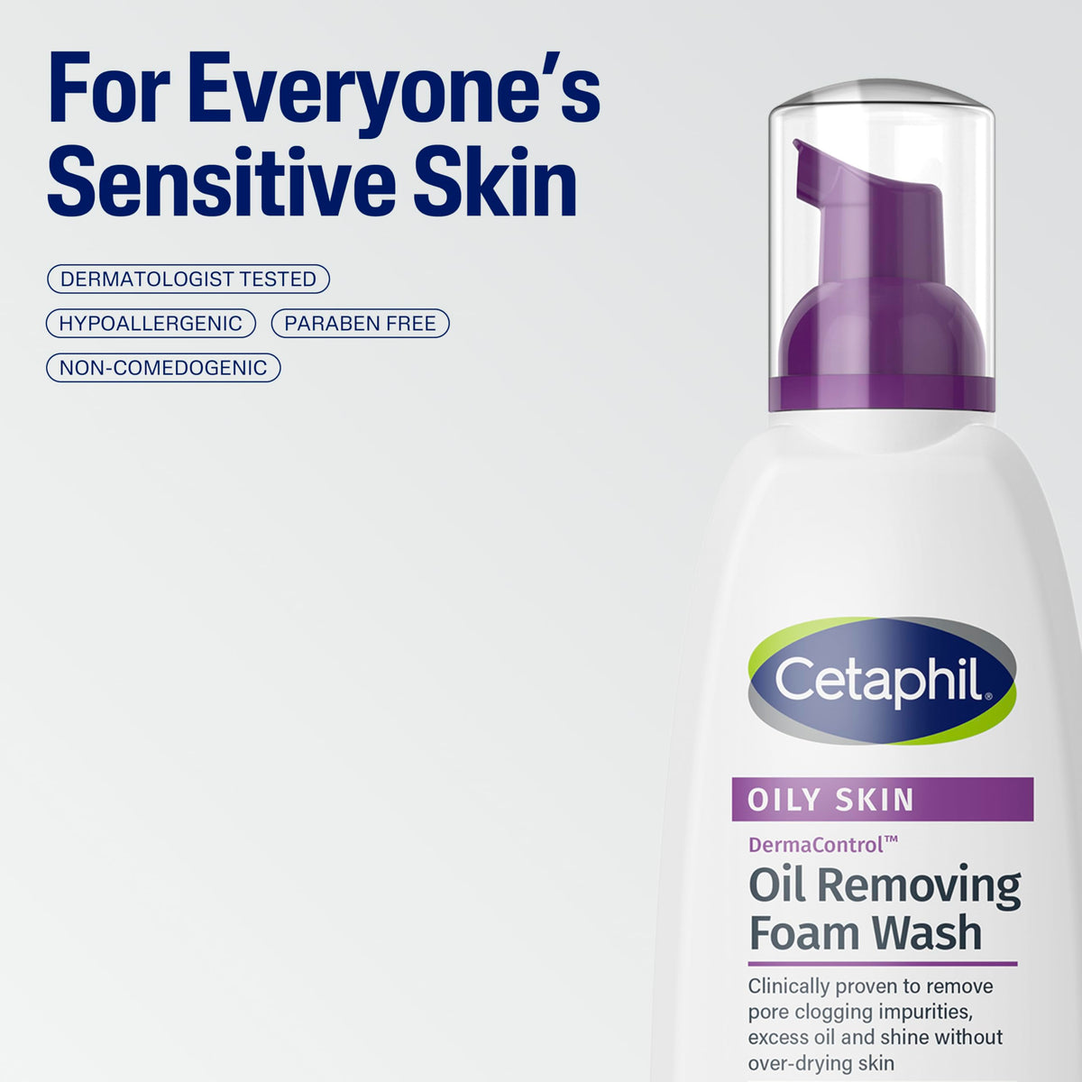 Cetaphil Pro Oil Removing Foaming Face Wash, Sensitive Skin, 8oz, 3ct Cetaphil