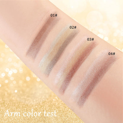 4Pcs Multi Color Eyeshadow Stick Set, 3 Color Gradient Shimmer Eye Shadow Re. Misoo