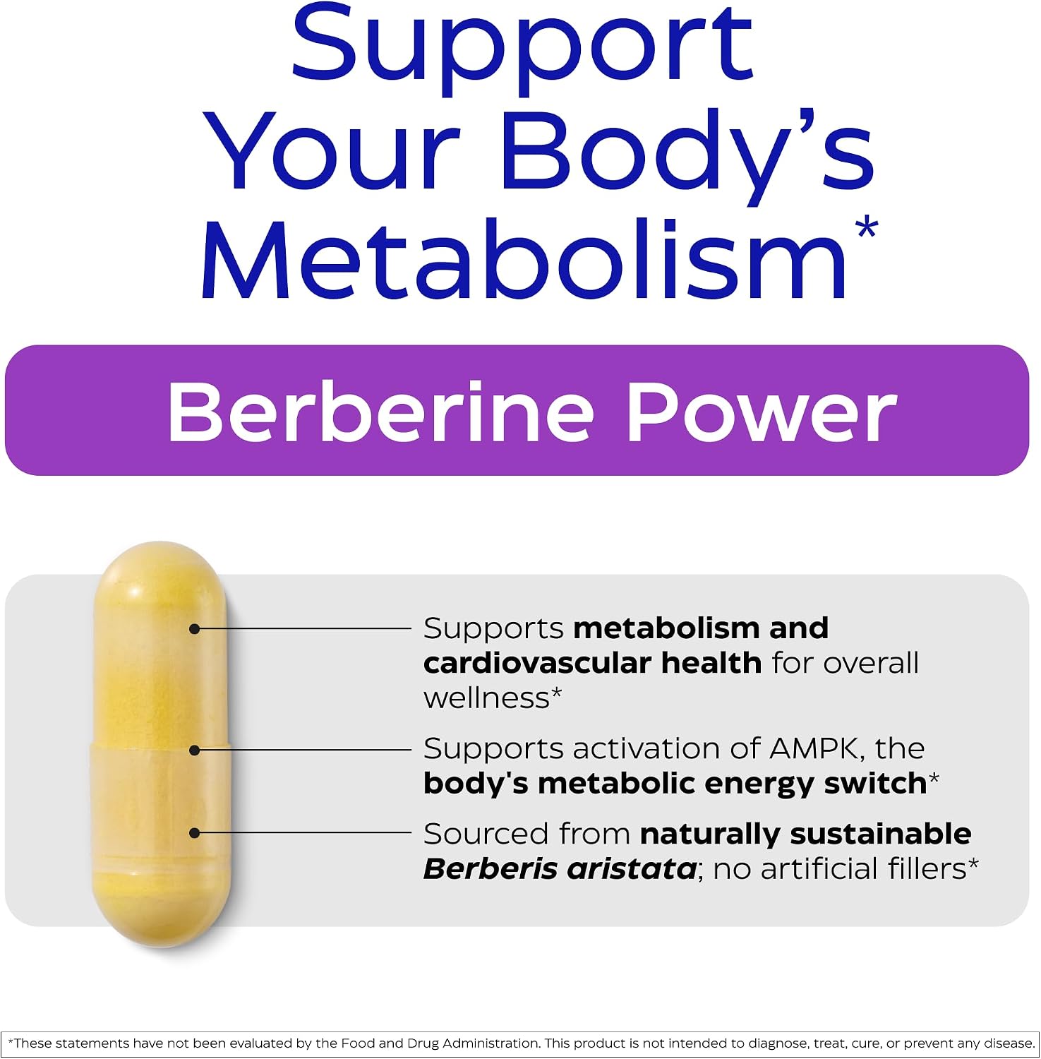 Enzymedica Berberine HCl Supplement 510 mg - Berberine Capsules for Men & Women, Natural Metabolic Health Support, Vegan, Gluten Free, Non-GMO - 120 Targeted Release Caps Gsupps Australia