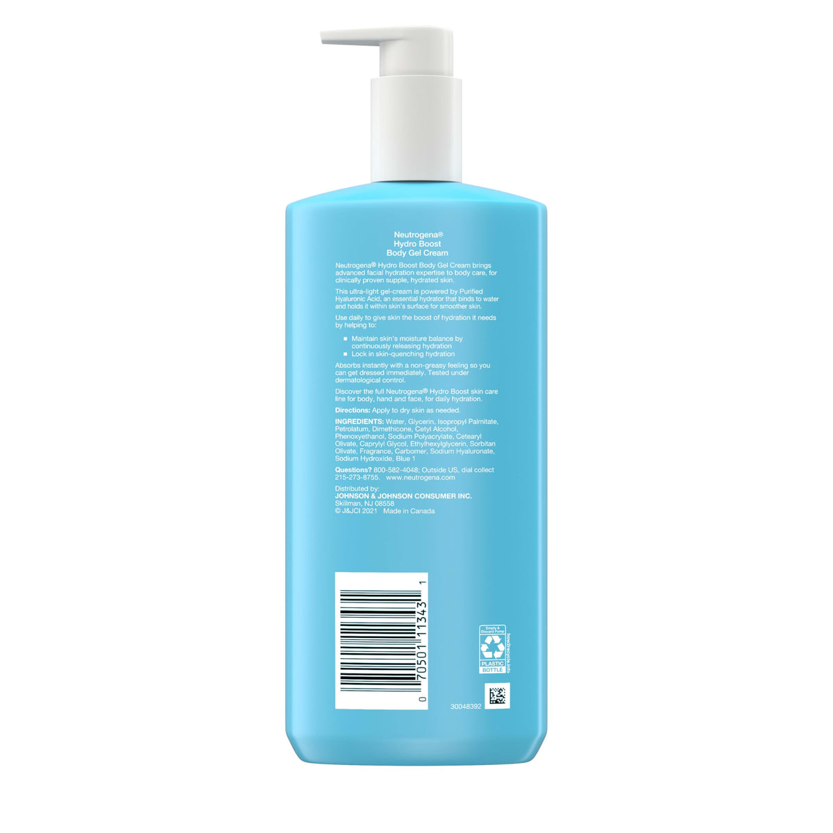 Neutrogena Hydro Boost Body Gel Cream, 16 oz Neutrogena