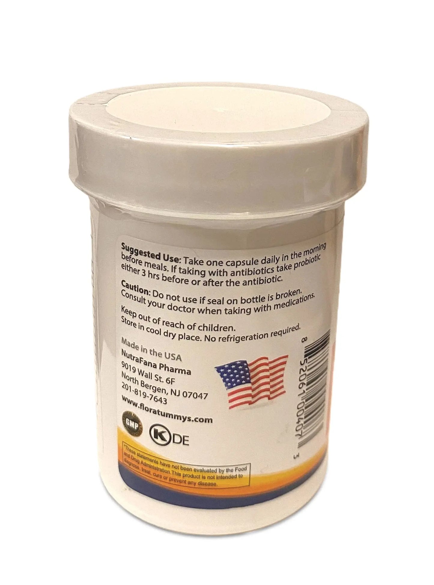 FloraTummys 50 High Potency Adult Probiotic, 50 Billion CFU, Prebiotics, Dairy Free, Gluten Free Probiotic, Non-GMO, Sugar-Free, Made in USA FloraTummys