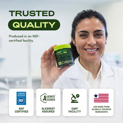 Cata-Kor Liposomal NAD Resveratrol Supplement – NMN Supplement Alternative – Third-Party Tested – Advanced NAD Supplement Cata-Kor