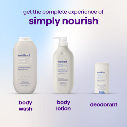 method Body Wash, Simply Nourish, 18 fl oz Method