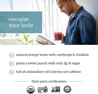 Organifi Sunrise to Sunset Power Box (9.5 Oz. Each) - Organic Superfood Powder - Green Juice, Red Juice, Golden Milk- 30-Day Supply - Vegan Gsupps Australia