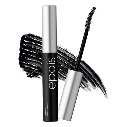 Epais Eyelash Black Tinted Serum, 2-in-1 Lash Growth Enhancer and Tinting Treatment, 7 Peptides and Biotin Formula for Longer Thicker Lashes, Charcoal-Based Black Food Complex, Korean Lash Care EPAIS