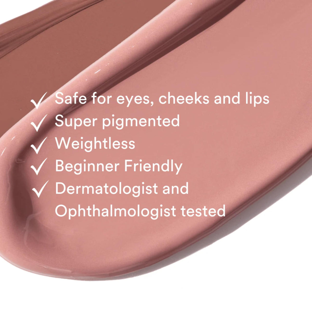 Gen See Mixed Media Matte Liquid Eyeshadow, Rose Water Cream Eye Makeup Gen See