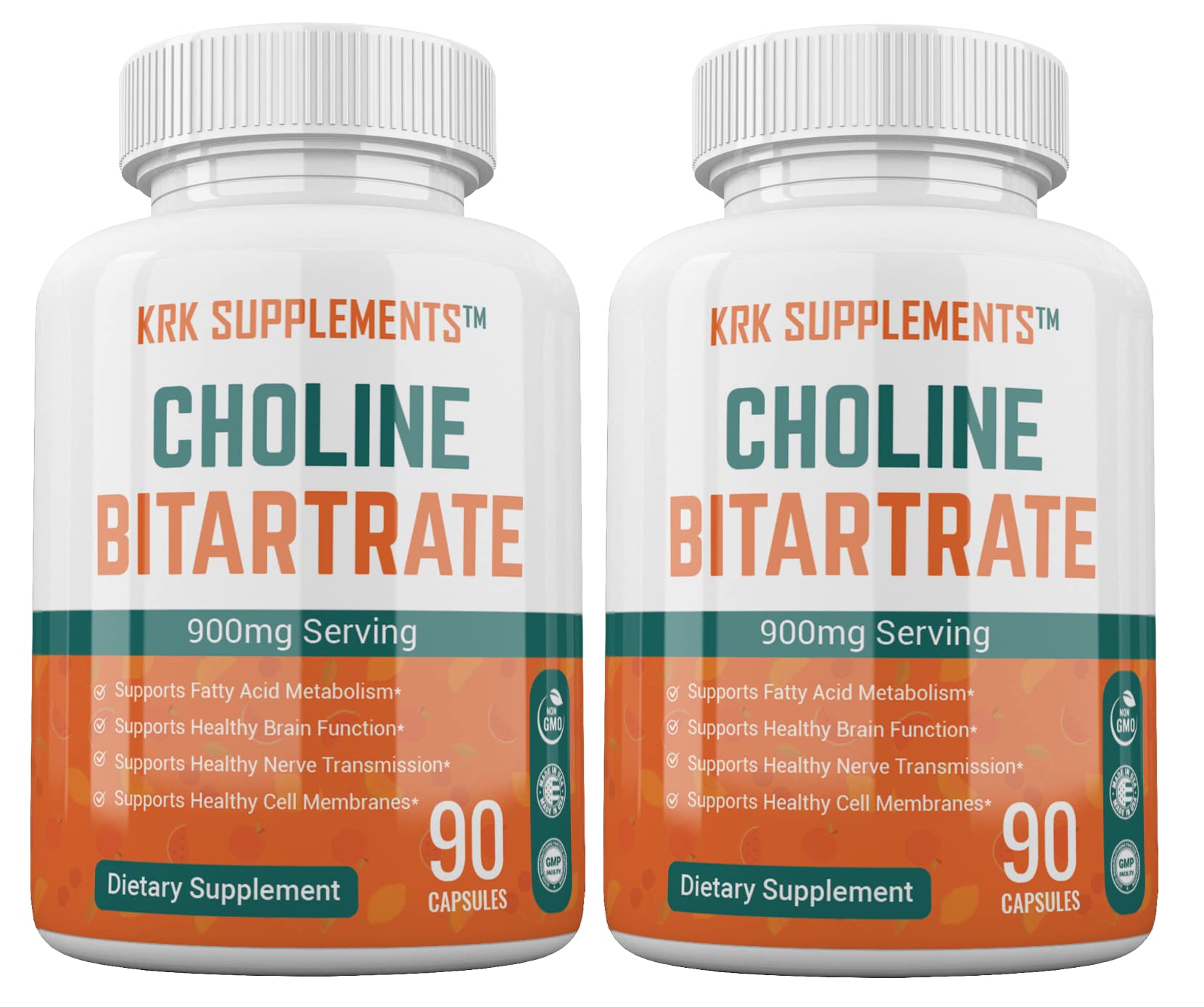 KRK SUPPLEMENTS Bundle Combo of 2 Bottles of Choline Bitartrate and 2 Bottles KRK SUPPLEMENTS buy australia supplements
