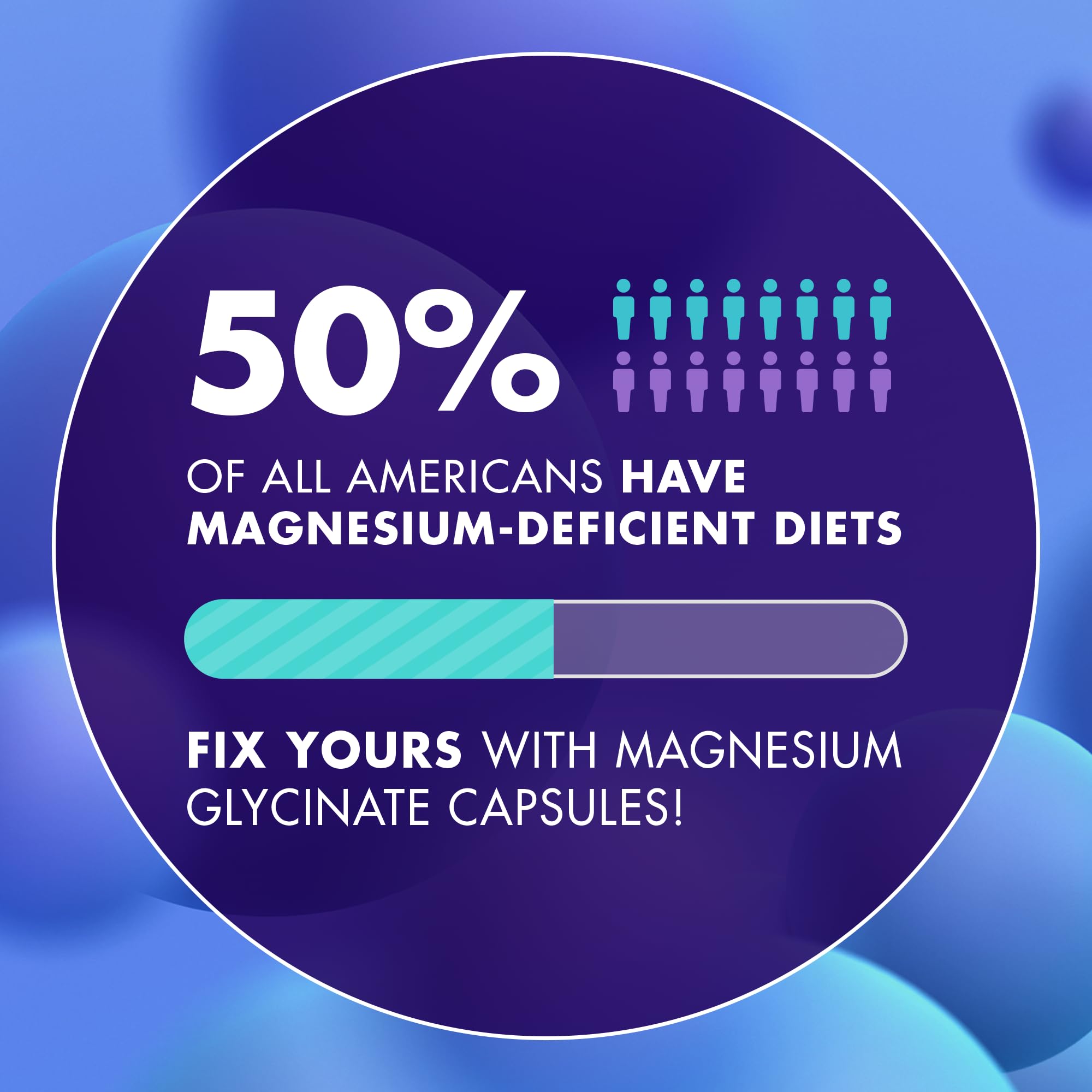 Magnesium Glycinate 2150MG, High Absorption Magnesium Glycinate, Citrate, Malate, Sugar-Free,Vegan, Inspired by Wellness Traditions Like Arjuna